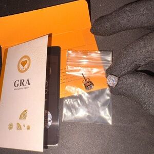 VVS1 7.5mm Diamond Stud earrings